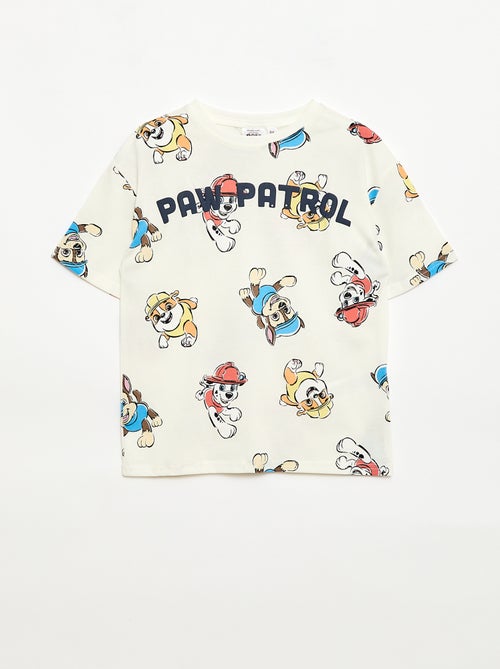 T-shirt met korte mouwen 'Paw Patrol' - Kiabi