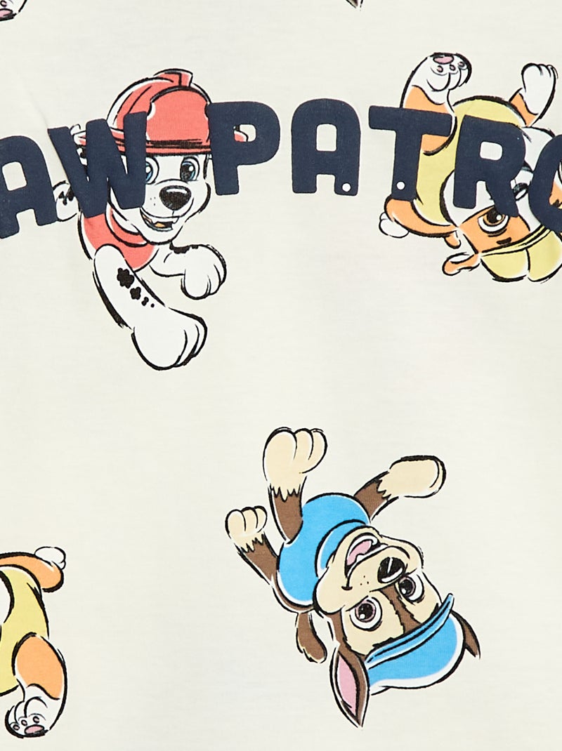 T-shirt met korte mouwen 'Paw Patrol' Wit - Kiabi