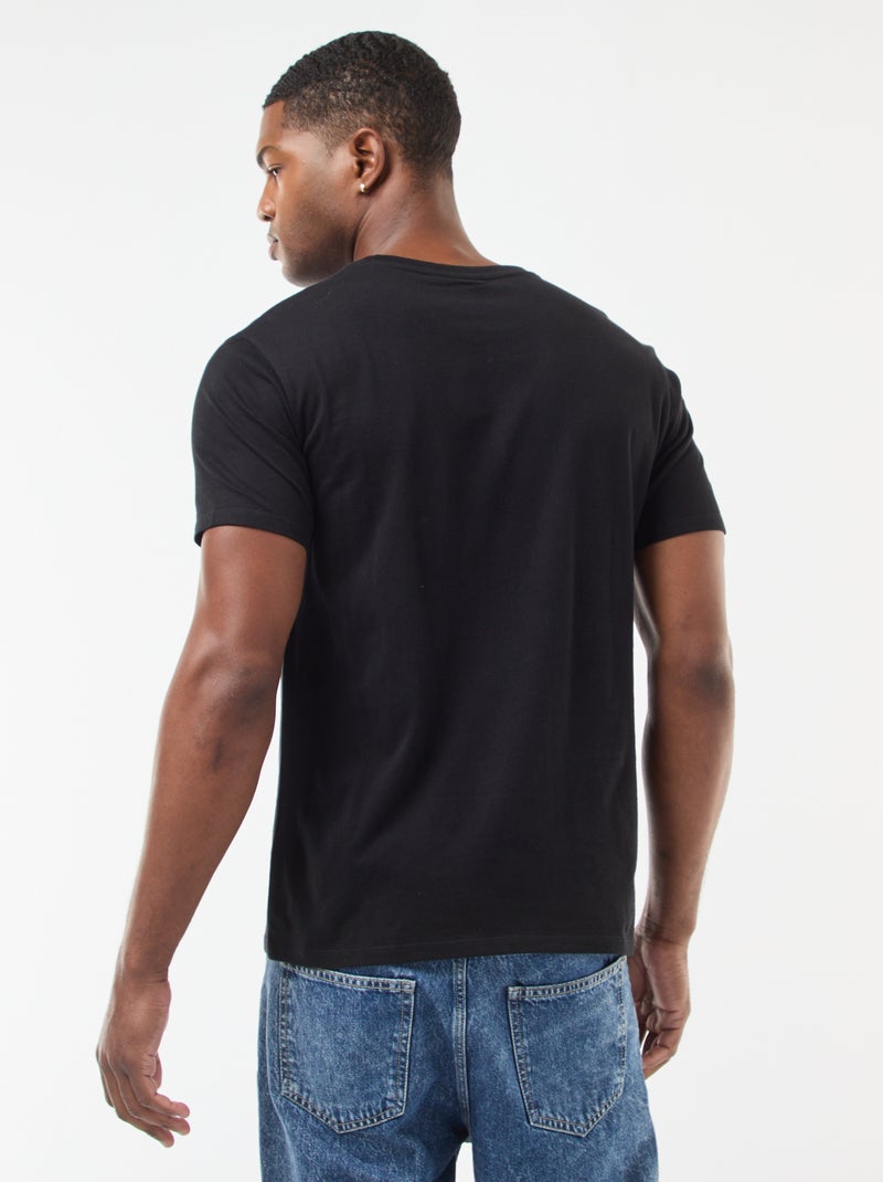 T-shirt met korte mouwen 'Queen' zwart - Kiabi