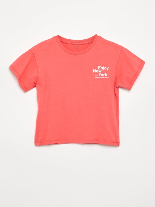 T-shirt met korte mouwen - Kiabi