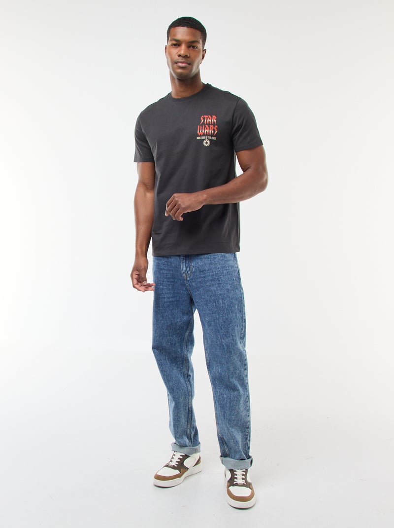 T-shirt met korte mouwen 'Star Wars' 'Dark Vador' Zwart - Kiabi