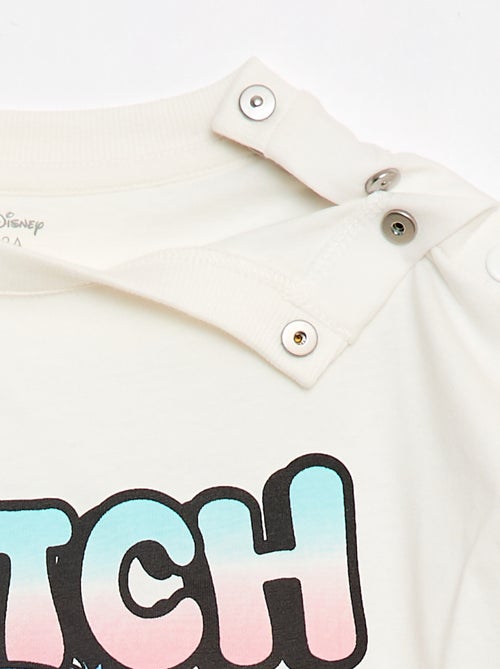 T-shirt met korte mouwen 'Stitch' - Gemakkelijk aan te trekken collectie - Kiabi