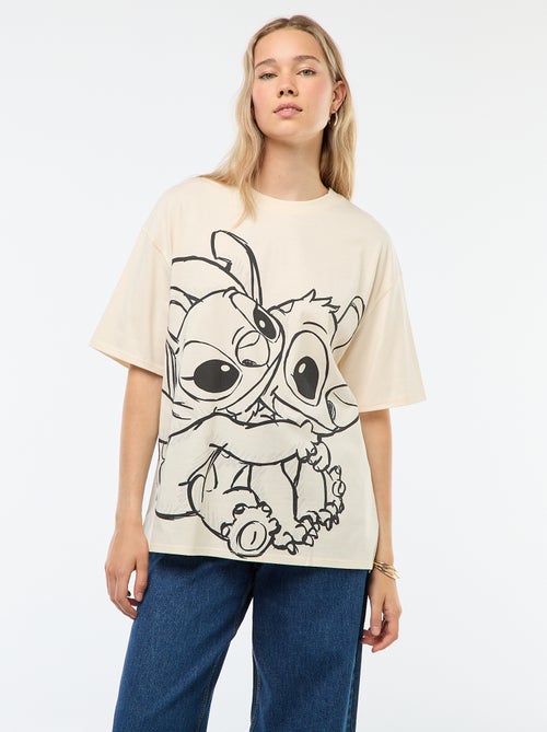T-shirt met korte mouwen 'Stitch' 'Disney' - Kiabi