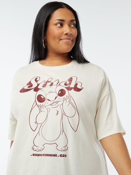 T-shirt met korte mouwen 'Stitch' 'Disney' - Kiabi