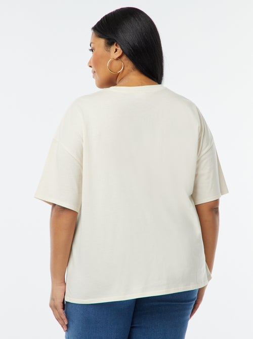 T-shirt met korte mouwen 'Stitch' 'Disney' - Kiabi