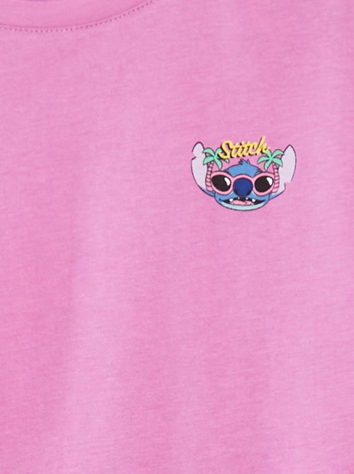 T-shirt met korte mouwen 'Stitch' - Kiabi