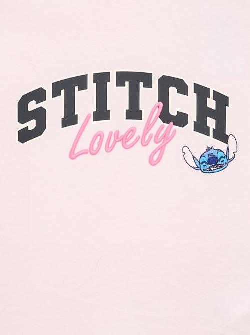 T-shirt met korte mouwen 'Stitch' - Kiabi