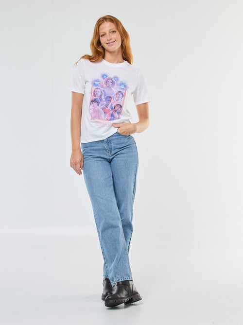 T-shirt met korte mouwen 'Stranger Things' - Kiabi T-shirt met korte mouwen 'Stranger Things' - Kiabi