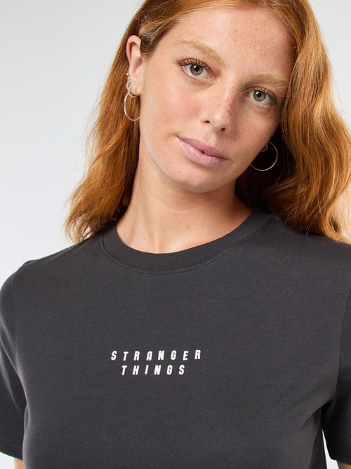 T-shirt met korte mouwen 'Stranger Things' - Kiabi