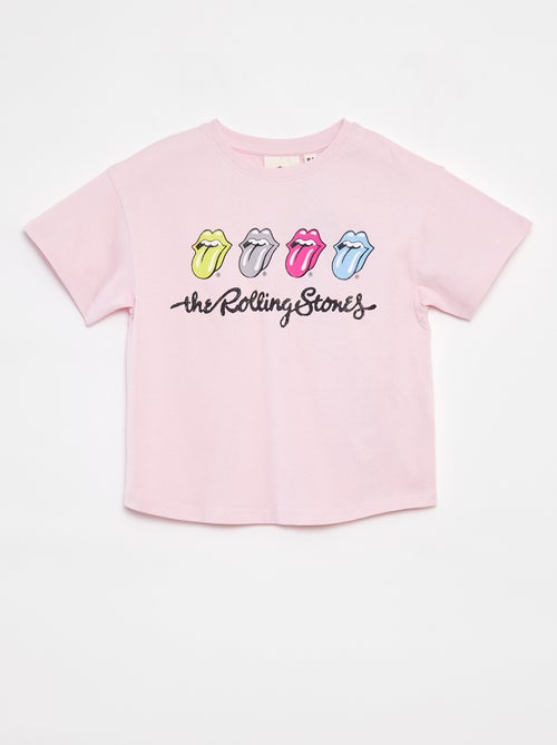 T-shirt met korte mouwen 'The Rolling Stones' - Kiabi