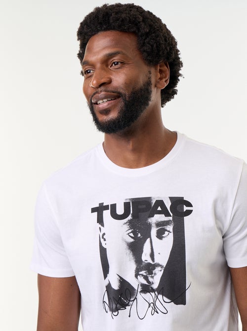 T-shirt met korte mouwen 'Tupac' - Kiabi T-shirt met korte mouwen 'Tupac' - Kiabi