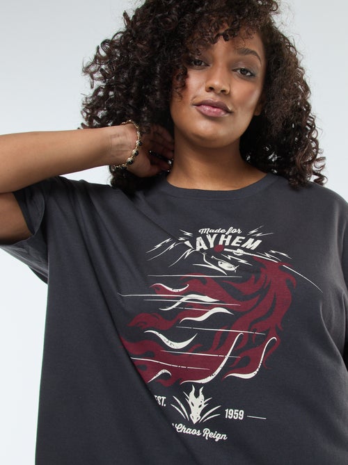 T-shirt met korte mouwen 'Villains' 'Disney' - Kiabi