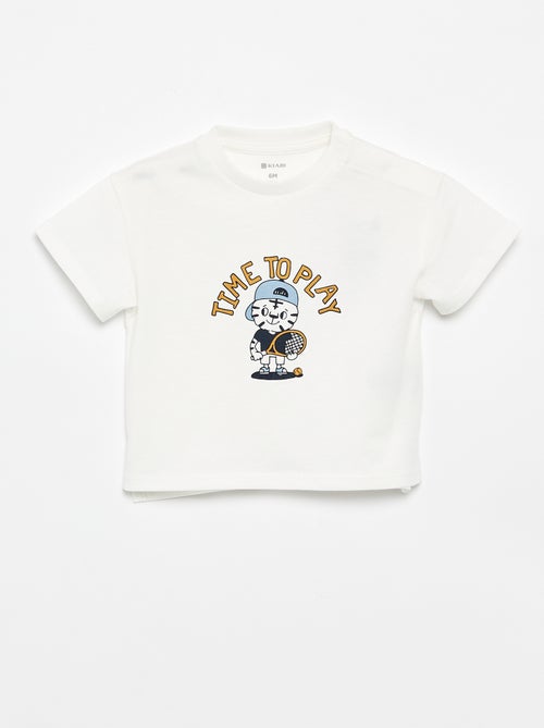 T-shirt met korte mouwen - Kiabi