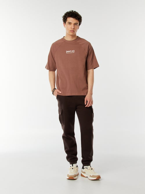 T-shirt met korte raglanmouwen en print - Kiabi T-shirt met korte raglanmouwen en print - Kiabi