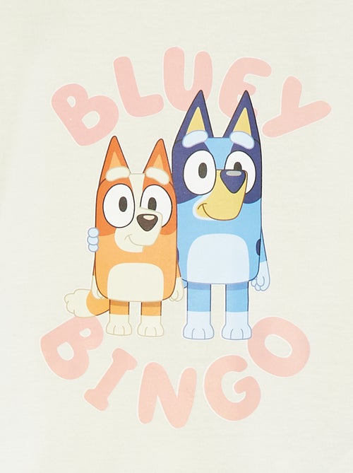 T-shirt met korte ruchemouwen 'Bluey' - Kiabi