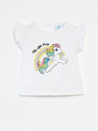 T-shirt met korte ruchemouwen 'My Little Pony'