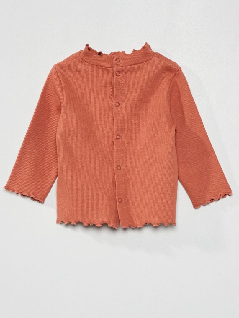 T-shirt met kraagje 'Disney' ROOD - Kiabi