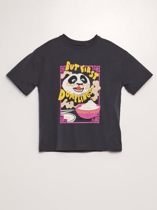 T-shirt met Kung-fu Panda-print