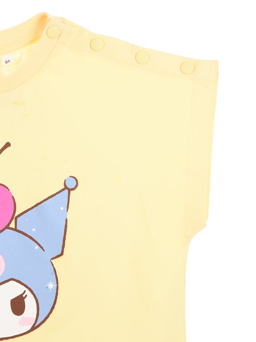 T-shirt met 'Kuromi'-print - Makkelijk aan te trekken - Kiabi