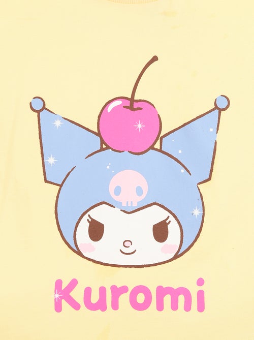 T-shirt met 'Kuromi'-print - Makkelijk aan te trekken - Kiabi