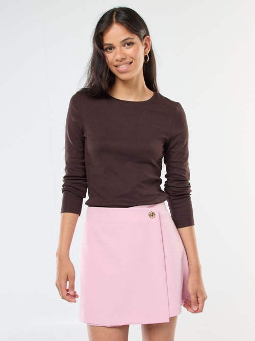 T-shirt met lange mouw - Kiabi