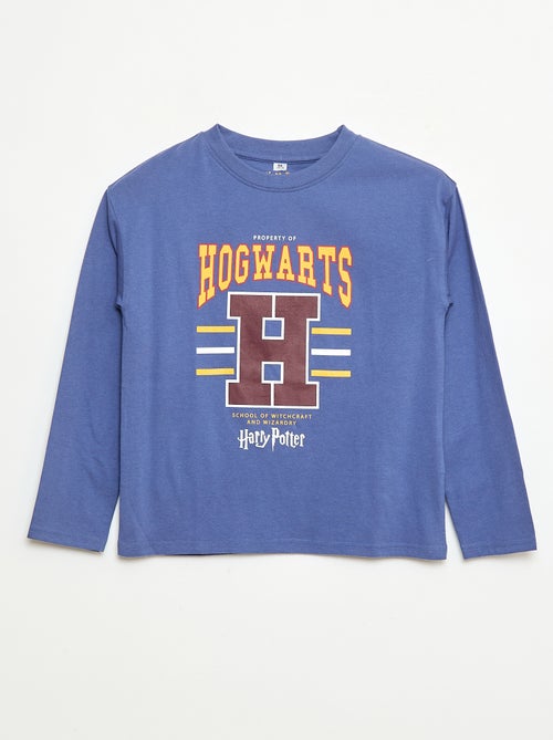 T-shirt met lange mouw en Harry Potter-print - Kiabi