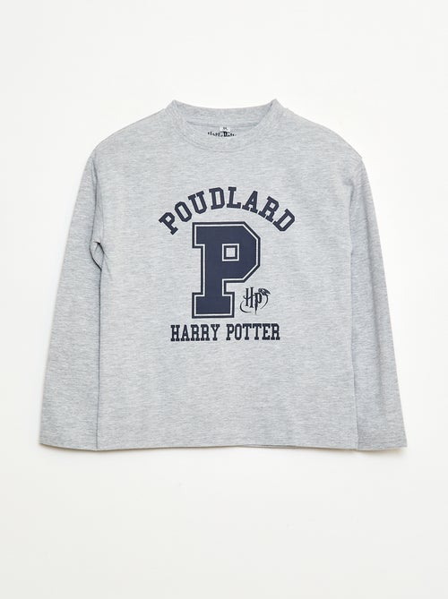 T-shirt met lange mouw en Harry Potter-print - Kiabi