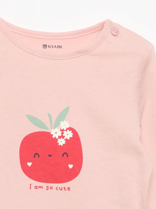 T-shirt met lange mouw en print - Kiabi T-shirt met lange mouw en print - Kiabi