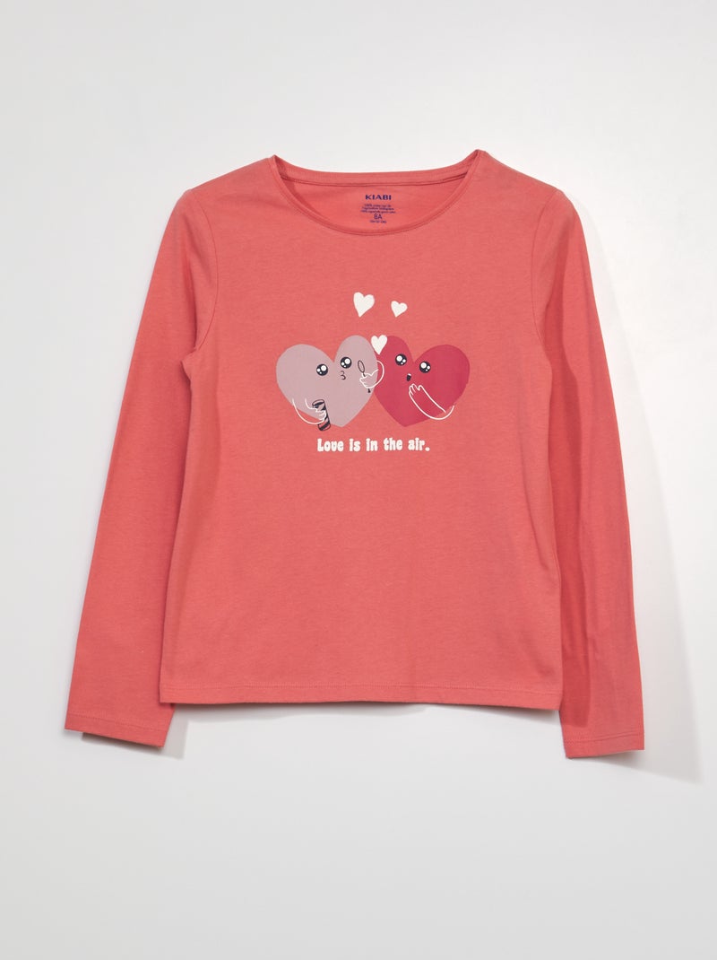 T-shirt met lange mouw ROSE - Kiabi