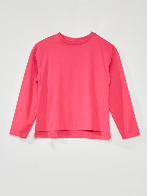 T-shirt met lange mouw - Kiabi