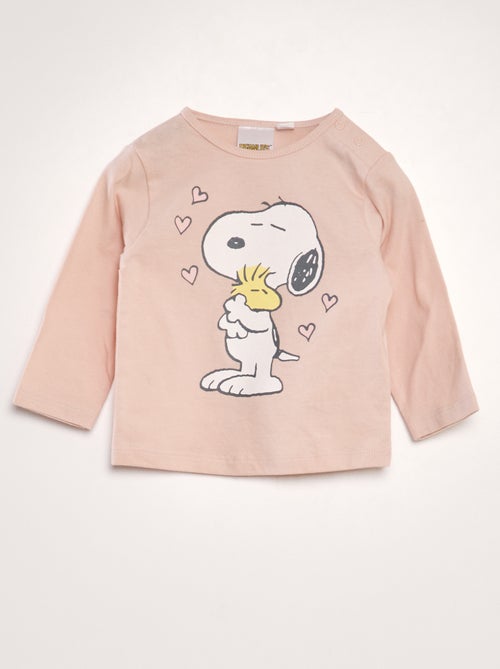 T-shirt met lange mouw 'Snoopy' - Kiabi