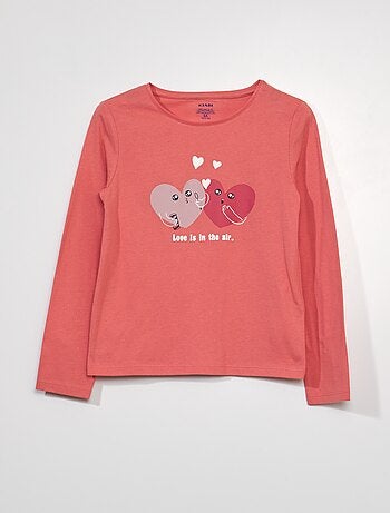 T-shirt met lange mouw - Kiabi