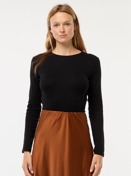 T-shirt met lange mouw - Kiabi