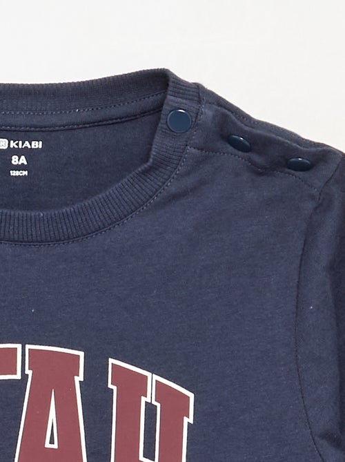 T-shirt met lange mouwen - gemakkelijk aan te trekken collectie - Kiabi