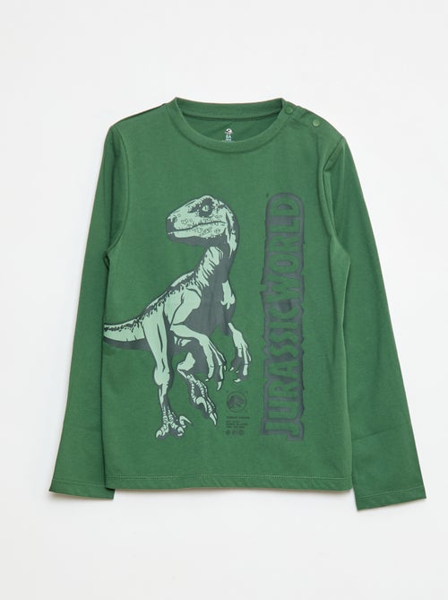 T-shirt met lange mouwen - 'Jurassic World' - So Easy - Kiabi