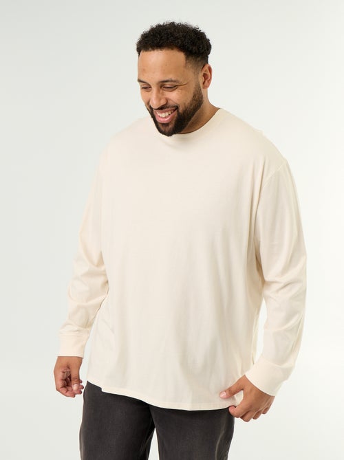 T-shirt met lange mouwen - Kiabi