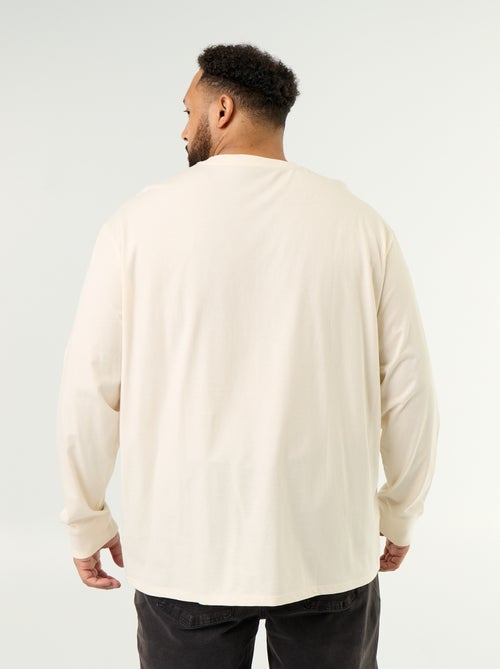 T-shirt met lange mouwen - Kiabi