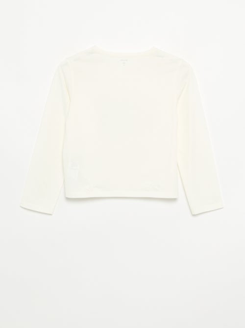 T-shirt met lange mouwen en animatie - Kiabi