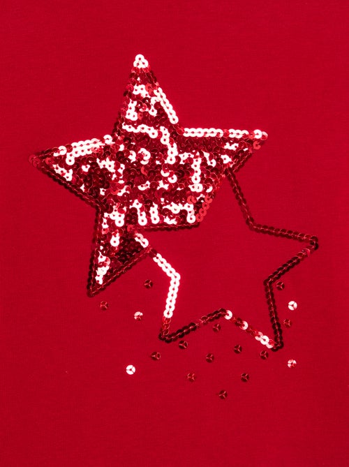 T-shirt met lange mouwen en animatie - Kiabi