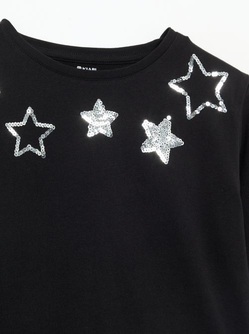 T-shirt met lange mouwen en animatie - Kiabi