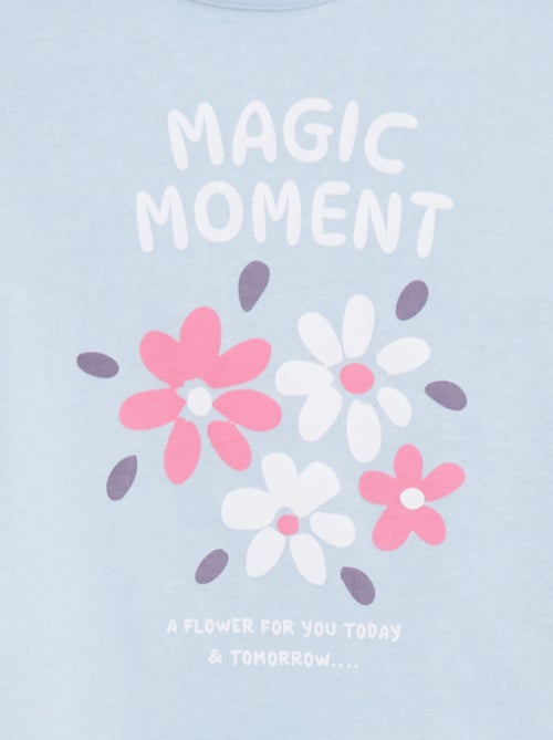 T-shirt met lange mouwen en print - Kiabi