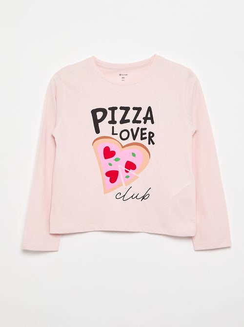 T-shirt met lange mouwen en print - Kiabi T-shirt met lange mouwen en print - Kiabi