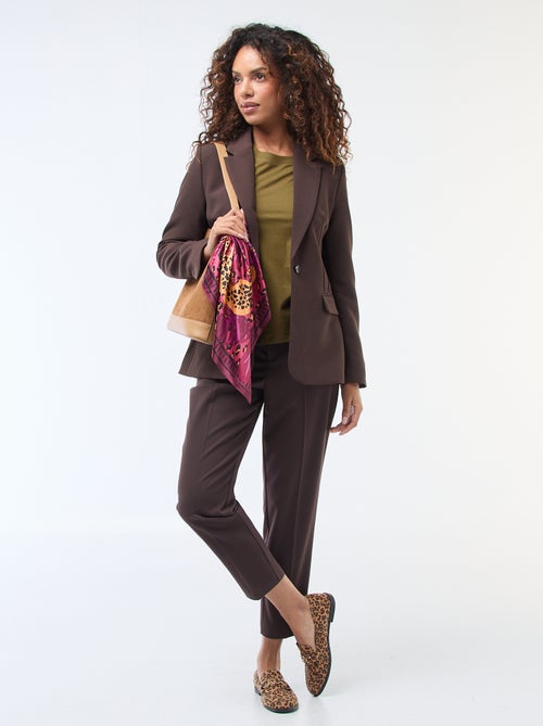 T-shirt met lange mouwen en ronde hals - Kiabi