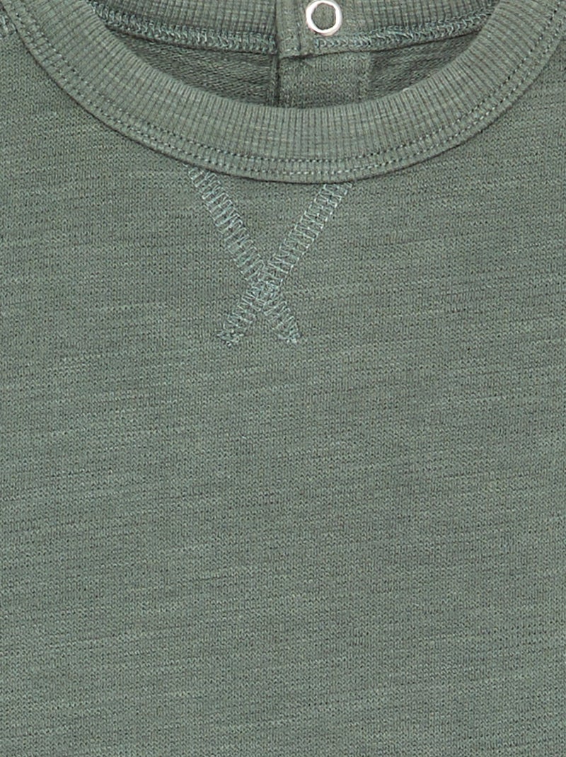 T-shirt met lange mouwen Groen - Kiabi