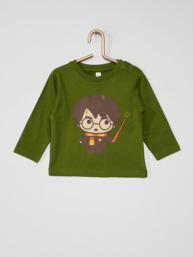 T-shirt met lange mouwen 'Harry Potter' KAKI - Kiabi