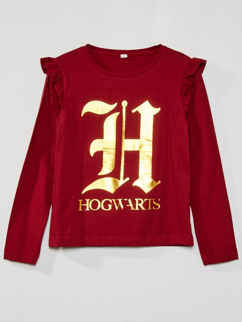 T-shirt met lange mouwen 'Harry Potter' ROOD - Kiabi