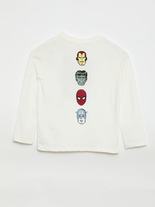 T-shirt met lange mouwen 'Marvel' - Kiabi