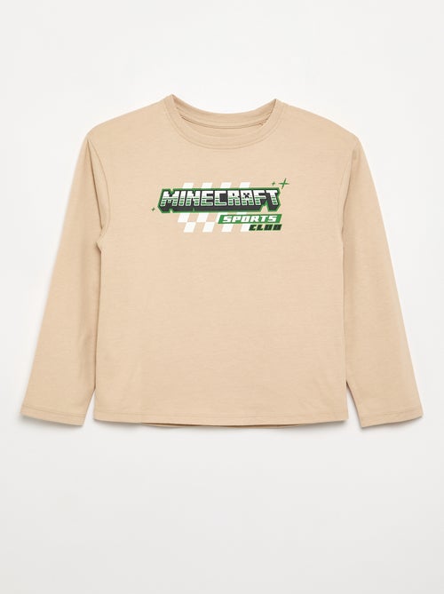 T-shirt met lange mouwen 'Minecraft' - Kiabi