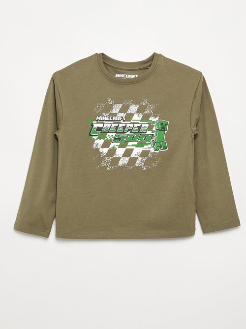 T-shirt met lange mouwen 'Minecraft' - Kiabi