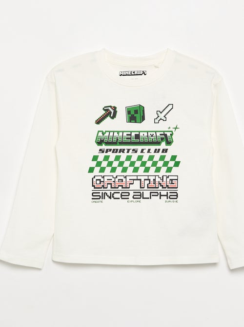 T-shirt met lange mouwen 'Minecraft' - Kiabi